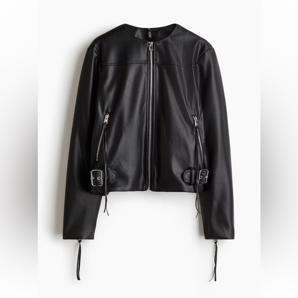 H&M Vegan Leather Biker Jacket